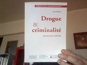 Couverture du produit · Drogue & criminalité