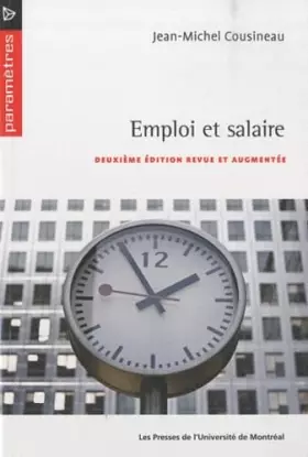 Couverture du produit · Emploi et salaire