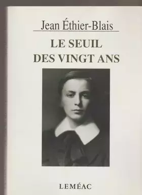 Couverture du produit · Le seuil des vingt ans