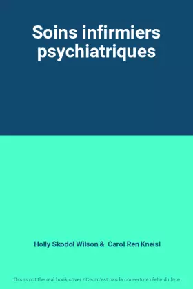 Couverture du produit · Soins infirmiers psychiatriques