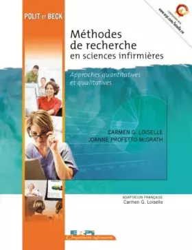 Couverture du produit · Méthodes de recherche en sciences infirmières: Approches quantitatives et qualitatives