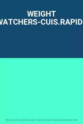 Couverture du produit · WEIGHT WATCHERS-CUIS.RAPIDE