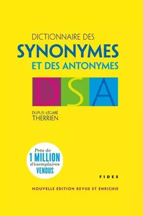 Couverture du produit · DICTIONNAIRE DES SYNONYMES ET ANTONYMES