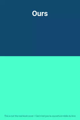Couverture du produit · Ours