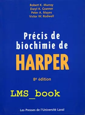 Couverture du produit · PRECIS DE BIOCHIMIE DE HARPER