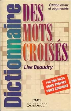 Couverture du produit · Dictionnaire des mots croisés