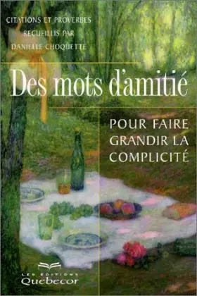 Couverture du produit · Des mots d'amitié