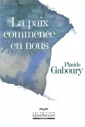 Couverture du produit · La paix commence en nous
