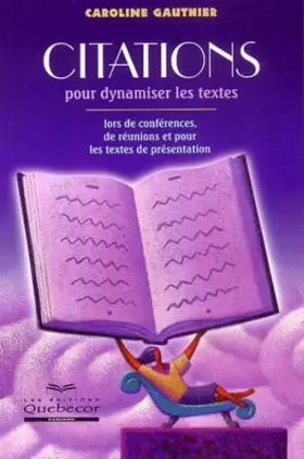 Couverture du produit · Citations pour dynamiser les textes