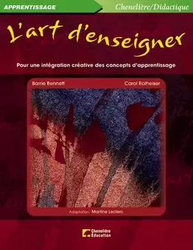 Couverture du produit · Art d'enseigner
