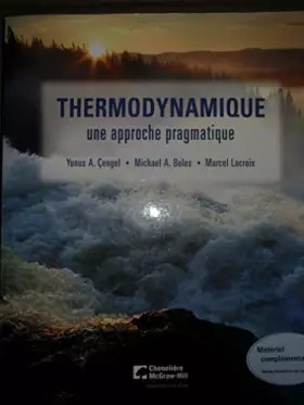 Couverture du produit · Thermodynamique : une approche pragmatique