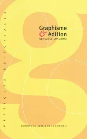 Couverture du produit · Graphisme & édition