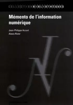 Couverture du produit · Mémento de l'information numérique