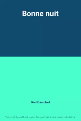 Couverture du produit · Bonne nuit
