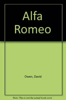 Couverture du produit · Alfa Romeo