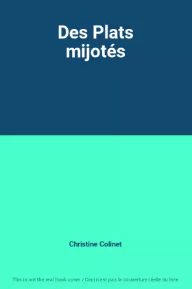 Couverture du produit · Des Plats mijotés