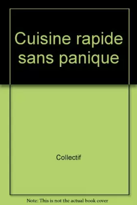 Couverture du produit · Cuisine rapide sans panique