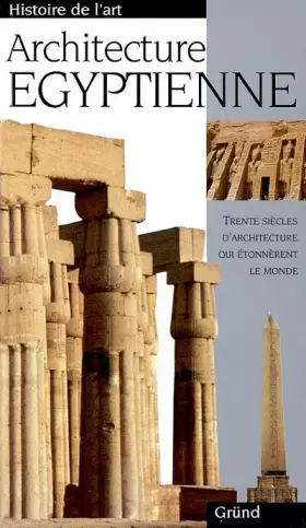 Couverture du produit · Architecture égyptienne