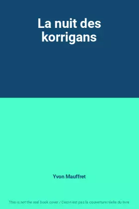 Couverture du produit · La nuit des korrigans