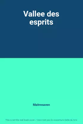 Couverture du produit · Vallee des esprits