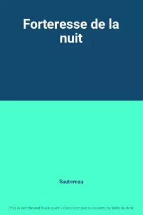 Couverture du produit · Forteresse de la nuit