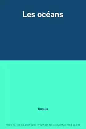 Couverture du produit · Les océans