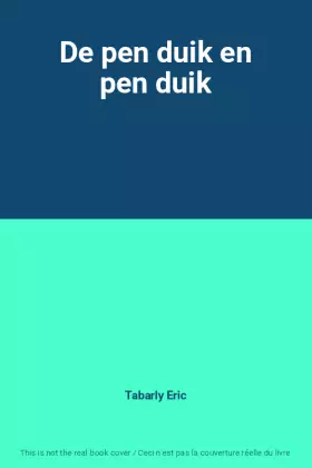 Couverture du produit · De pen duik en pen duik