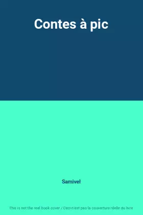 Couverture du produit · Contes à pic