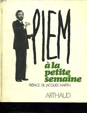 Couverture du produit · A la Petite Semaine