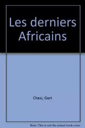 Couverture du produit · Les derniers Africains