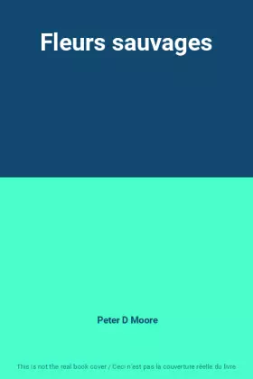 Couverture du produit · Fleurs sauvages