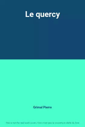 Couverture du produit · Le quercy