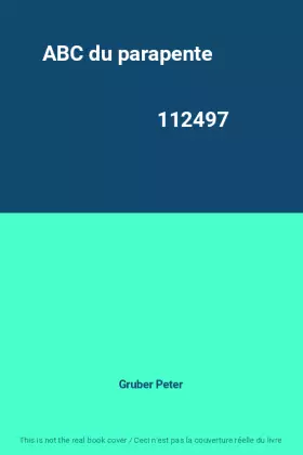 Couverture du produit · ABC du parapente                                                                              112497
