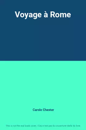 Couverture du produit · Voyage à Rome