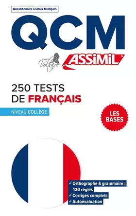 Couverture du produit · 250 Tests De Français: Niveau collège