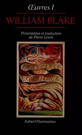 Couverture du produit · Oeuvres de William Blake, tome 1