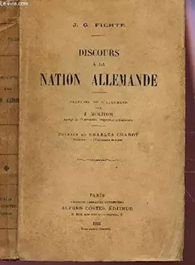 Couverture du produit · Discours à la nation allemande