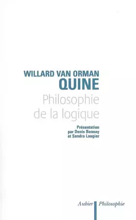 Couverture du produit · Philosophie de la Logique