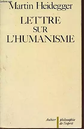 Couverture du produit · Lettre sur l'humanisme