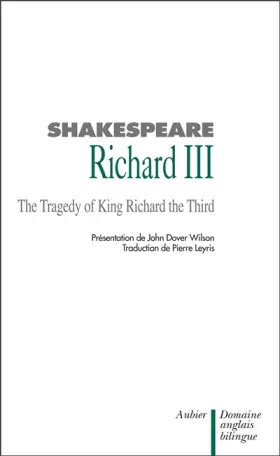 Couverture du produit · Richard III