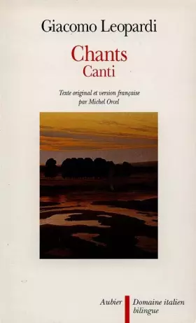 Couverture du produit · Chants (bilingue). Canti