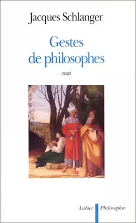 Couverture du produit · Gestes de philosophes