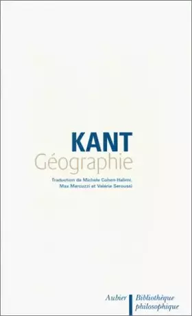 Couverture du produit · Géographie