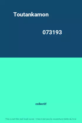 Couverture du produit · Toutankamon                                                                                   073193
