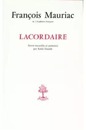 Couverture du produit · Lacordaire