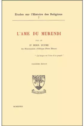 Couverture du produit · L'âme du Murundi