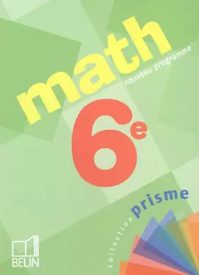 Couverture du produit · Math 6e