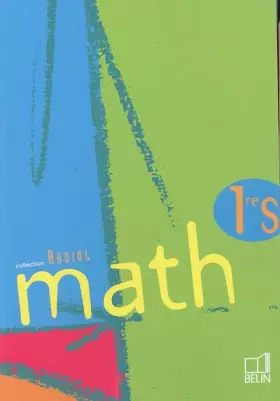 Couverture du produit · Radial Math 1e S