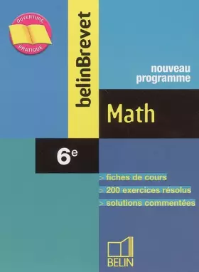 Couverture du produit · Math 6e