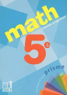 Couverture du produit · Math 5e